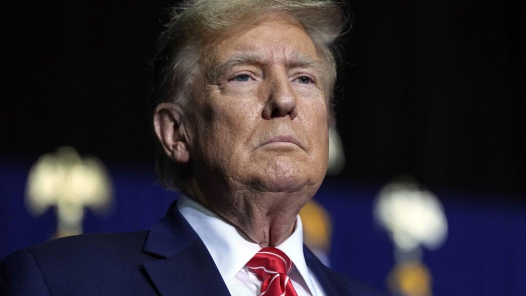 Trump’s latest 2024 campaign fundraising report shows him lagging behind Biden in cash