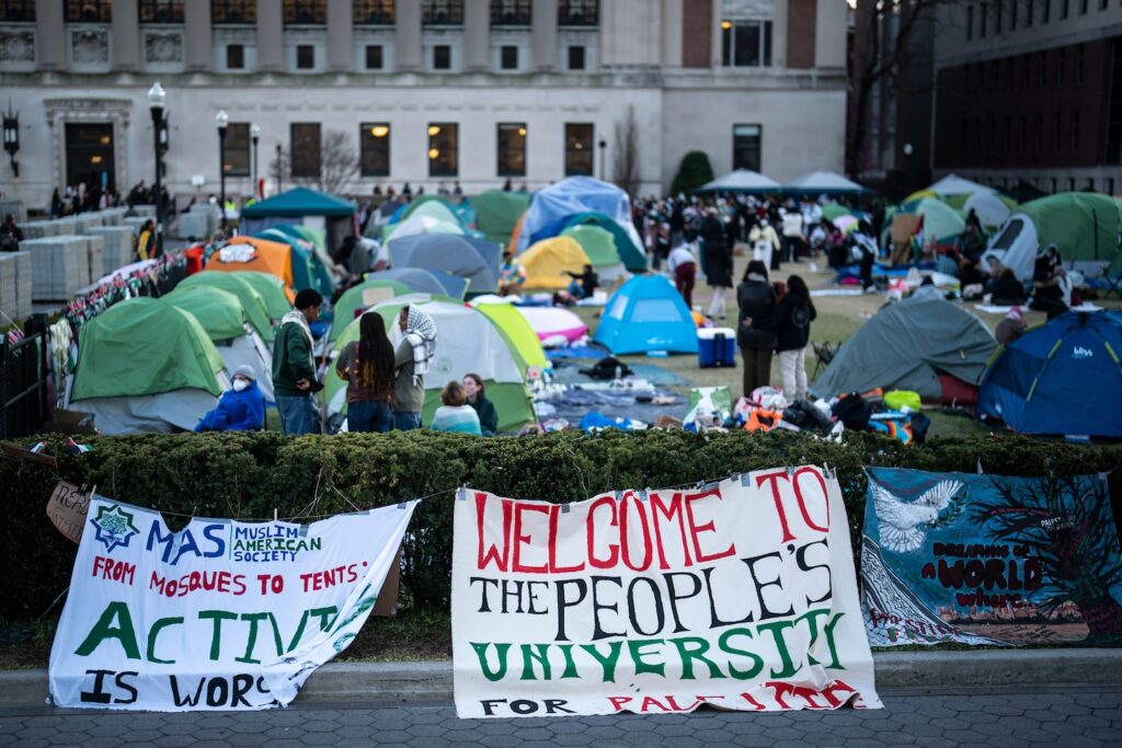 Trump, GOP seize on campus protests to depict chaos under Biden