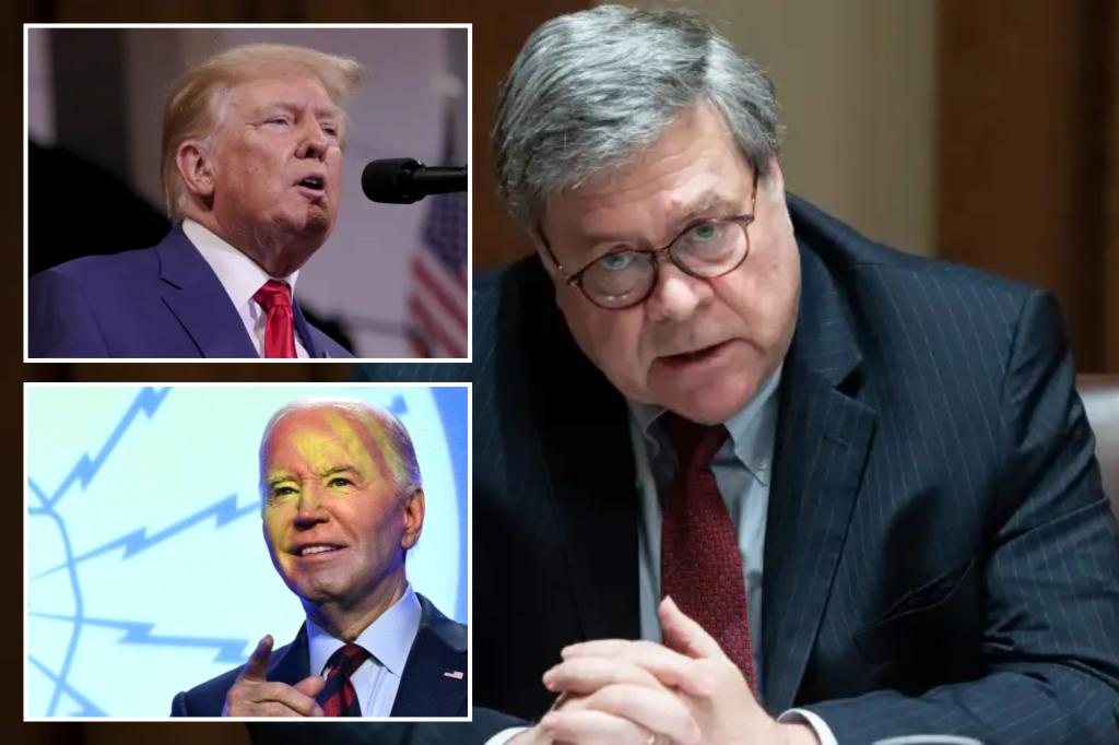 Bill Barr says he’s backing Trump 2024 because ‘far left’ is a greater threat: