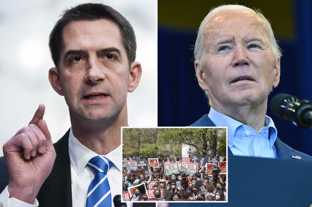 Dozens of GOP senators demand Biden protect Jewish students from ‘Pro-Hamas, antisemitic