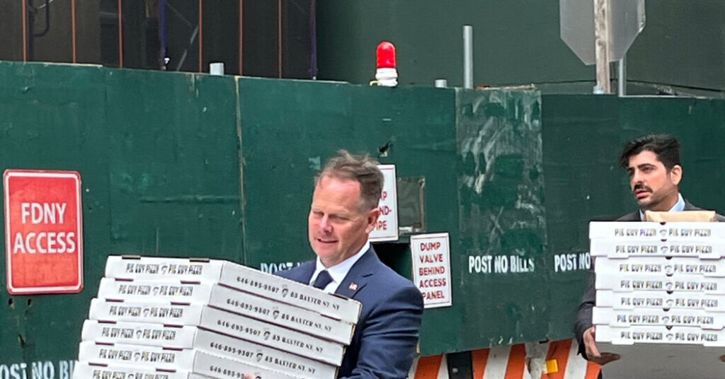 And the Defense Calls … the Pizza Guy