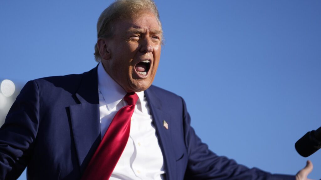 Trump calls judge ‘crooked’ after facing a warning of jail time if he violates a trial