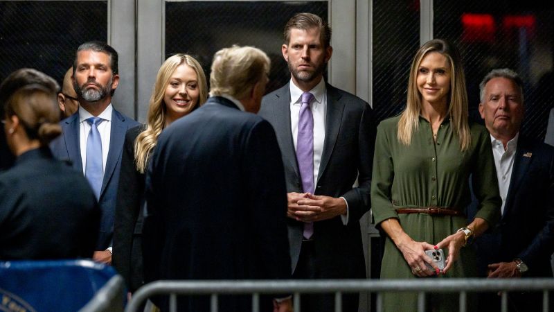 Melania and Ivanka Trump notably missing among former president’s family members visiting