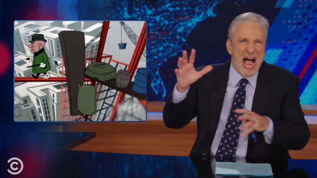 ‘The Daily Show’: Jon Stewart Says Donald Trump “Is Like A Corruption Mr. Magoo” & Wants