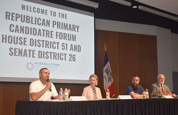Republican Iowa House, Senate candidates make their case during Chamber forum