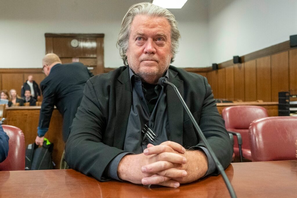 Bannon, heading to prison, says Biden withdrawal would backfire for Trump