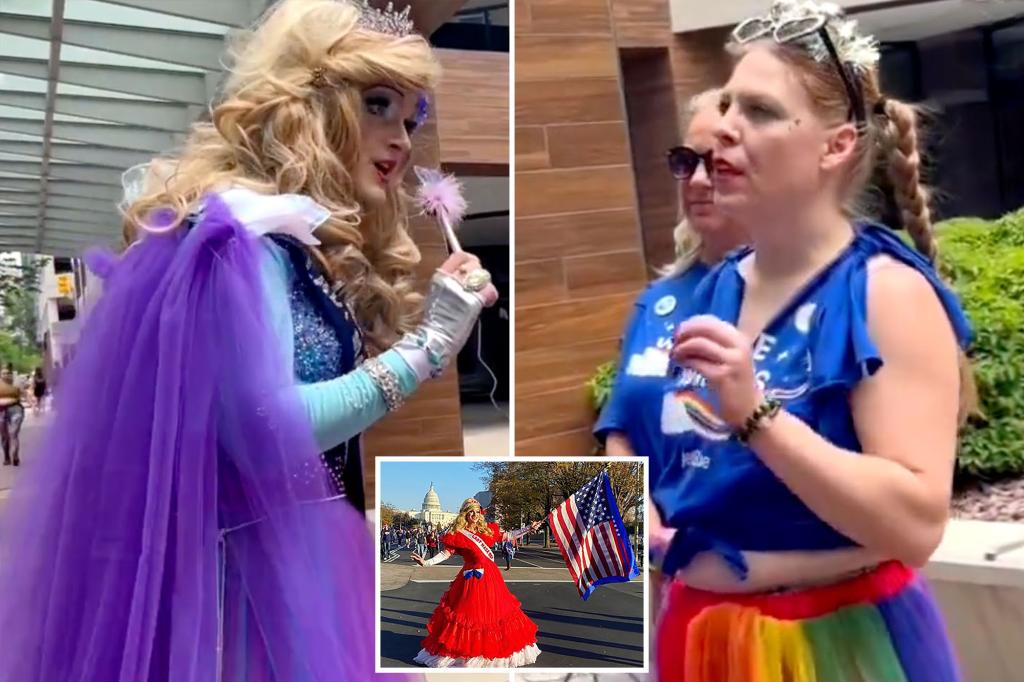 Trump-loving drag queen ‘Lady Maga’ schools anti-Israel Pride marcher in viral video