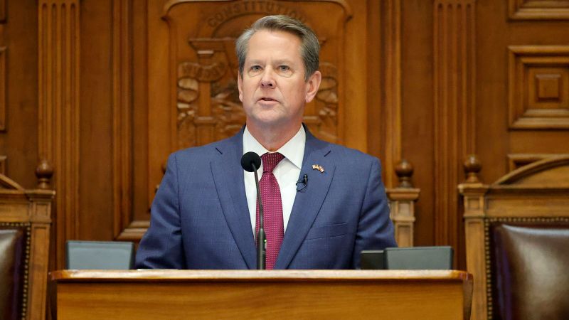 Georgia GOP Gov. Brian Kemp didn’t vote for Trump in the state’s Republican primary | CNN