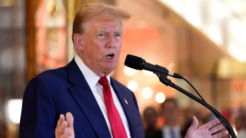 Trump again suggests he would try to prosecute his political opponents if reelected | CNN