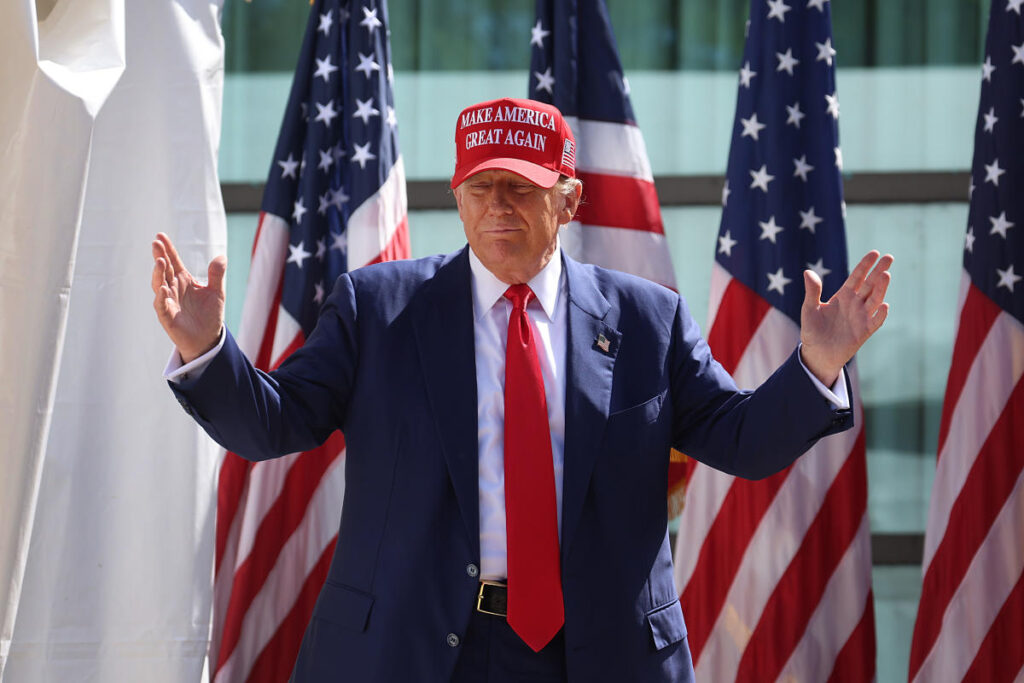 Trump’s campaign now has a cash advantage over Biden