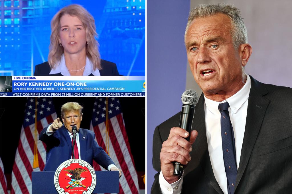 RFK Jr.’s sister ‘concerned’ his candidacy could hand Trump 2024 victory