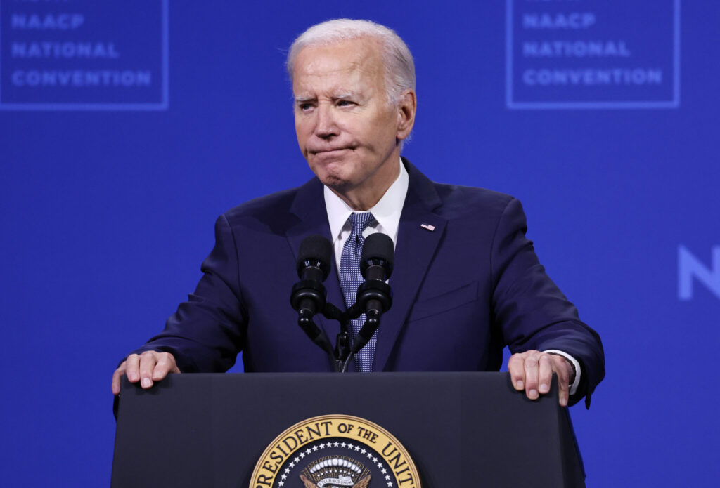 Kansas Democrats honor Biden’s withdrawal from race; GOP lawmakers demand his resignation