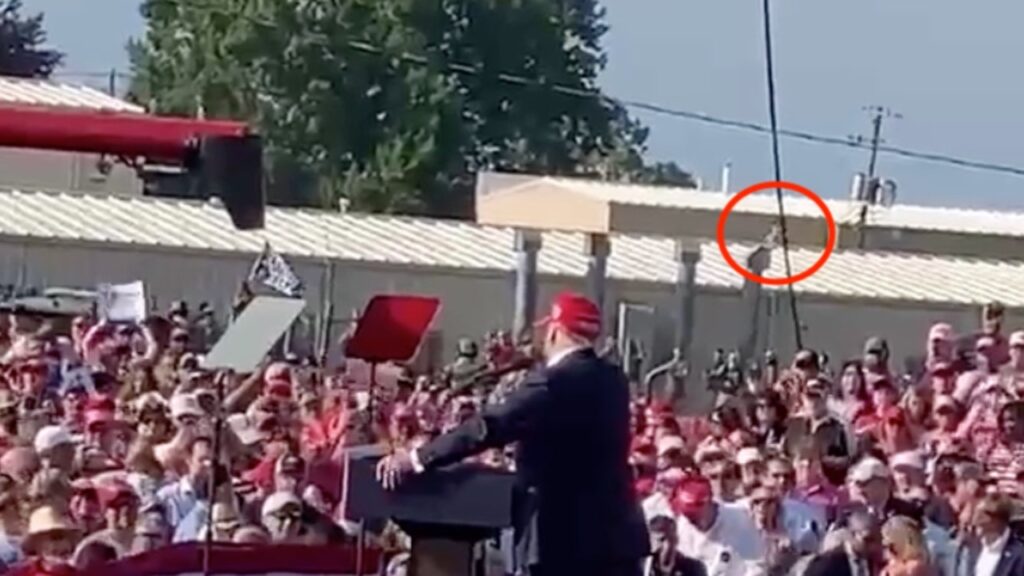 Video from Trump assassination attempt victim’s POV shows figure moving on roof moments