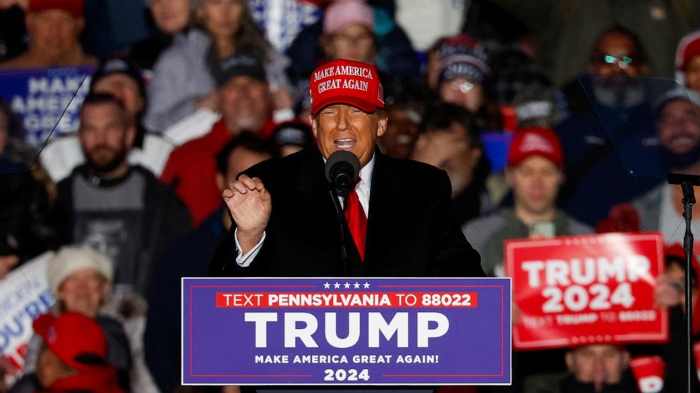 Trump to swing through 2 battleground states for 1st time since start of criminal hush
