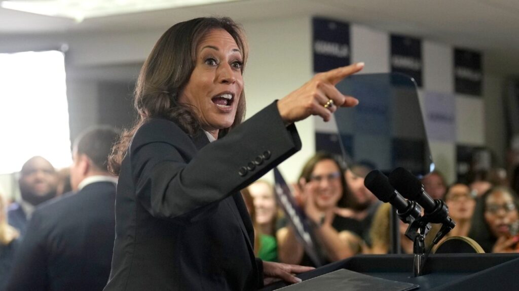 Harris gives glimpse into Trump attack lines at Wilmington campaign HQ