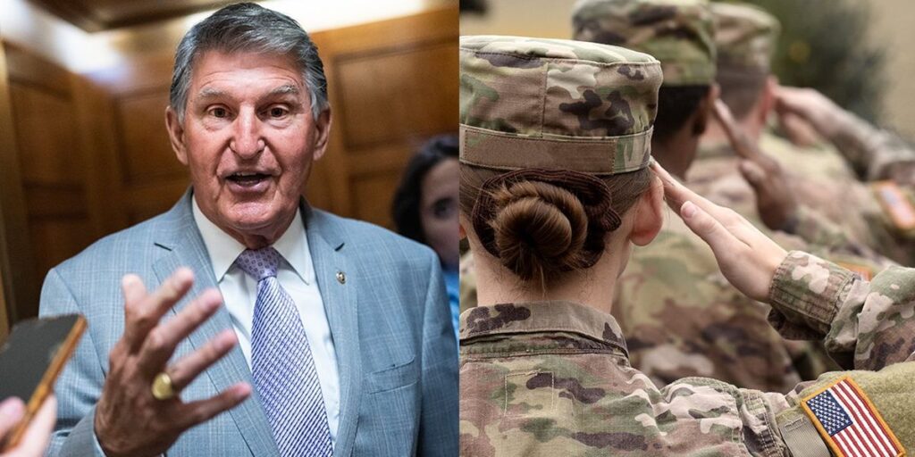 Joe Manchin joins Senate GOP to strip health care from transgender military members &