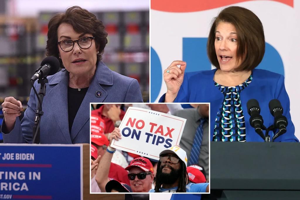 Nevada Dem senators quietly sign on to GOP’s ‘No Tax on Tips’ bill floated by Trump