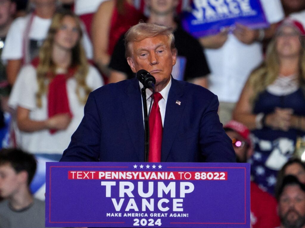 Donald Trump posts fake images of Taylor Swift implying endorsement