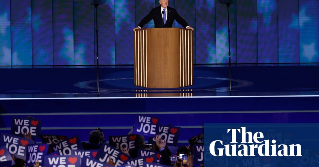 Biden urges voters to elect Harris in order to ‘preserve democracy’ in hopeful speech