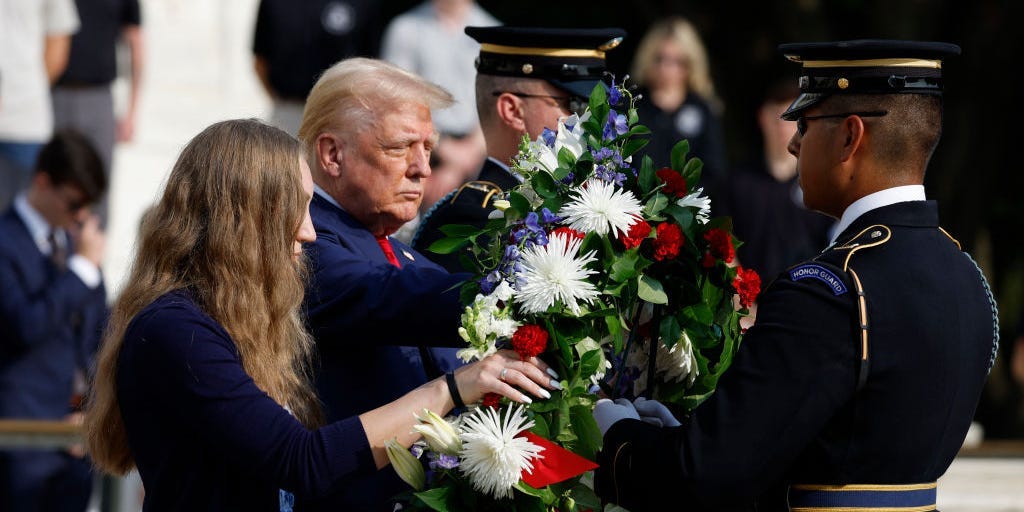 The family of a fallen Green Beret is not happy Trump filmed a TikTok and took pictures