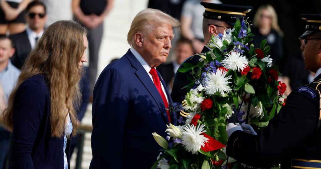 Trump staff ‘altercation’ drags sacrosanct Arlington cemetery into campaign mudslinging