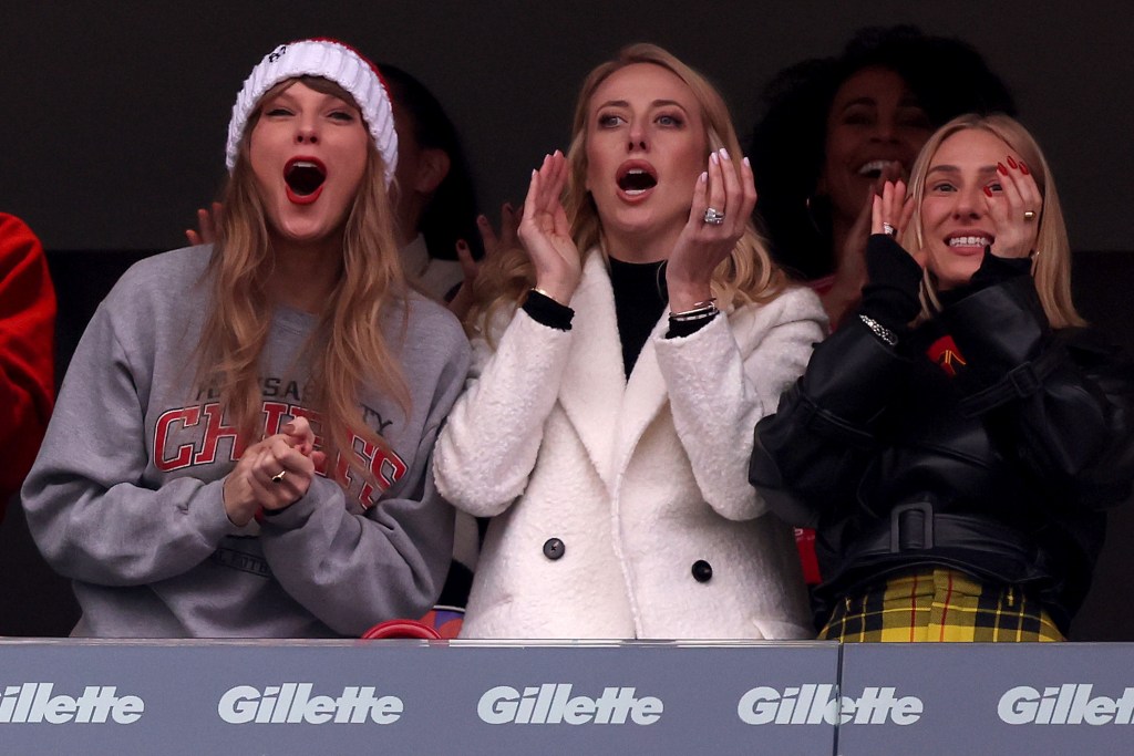 Brittany Mahomes ‘doubles down’ on Trump support as Taylor Swift remains mum about Harris
