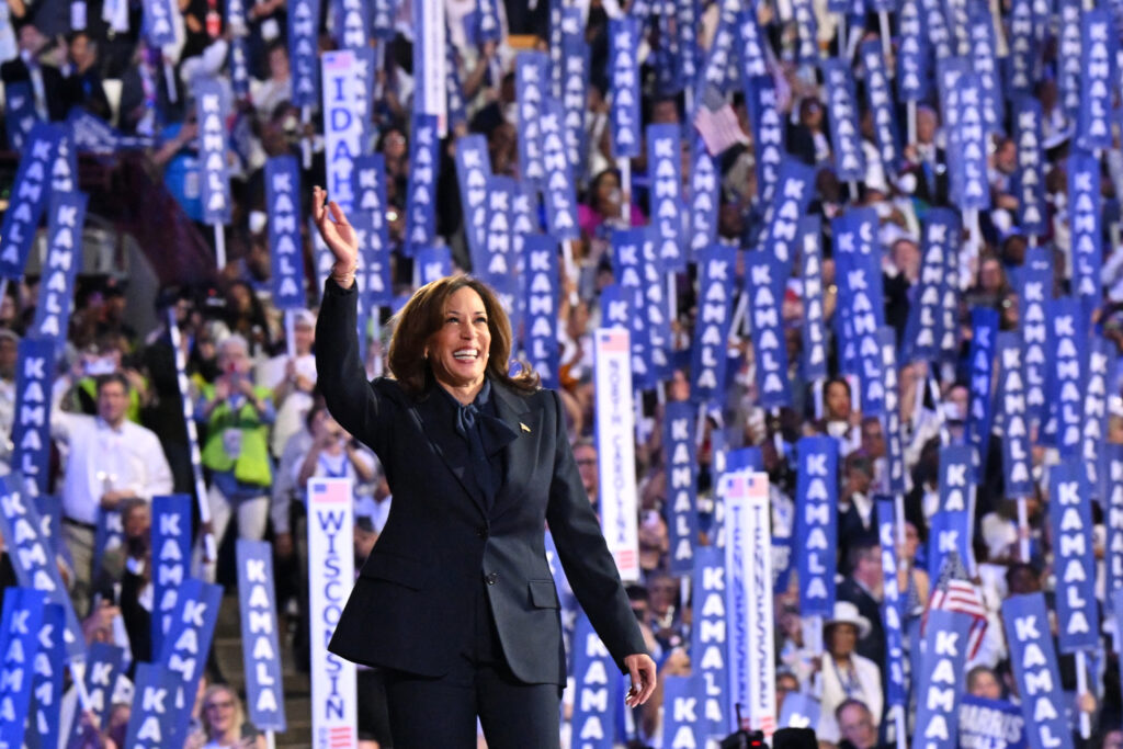 Kamala Harris sees polling boost during DNC
