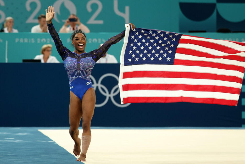 Simone Biles appears to mock Donald Trump: ‘I love my Black job’
