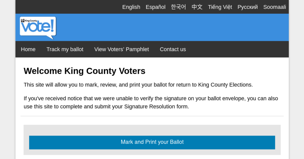 Washington State Republican Party sues King County Elections over its use of OmniBallot