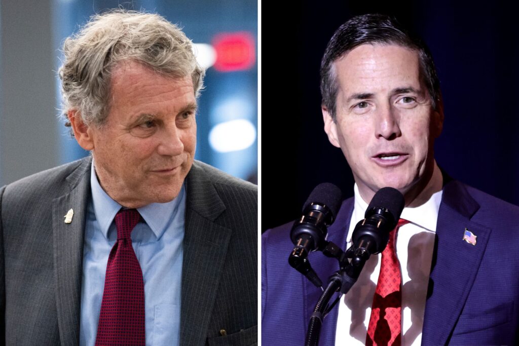 Sherrod Brown’s lead over Bernie Moreno narrows in latest Ohio Senate poll