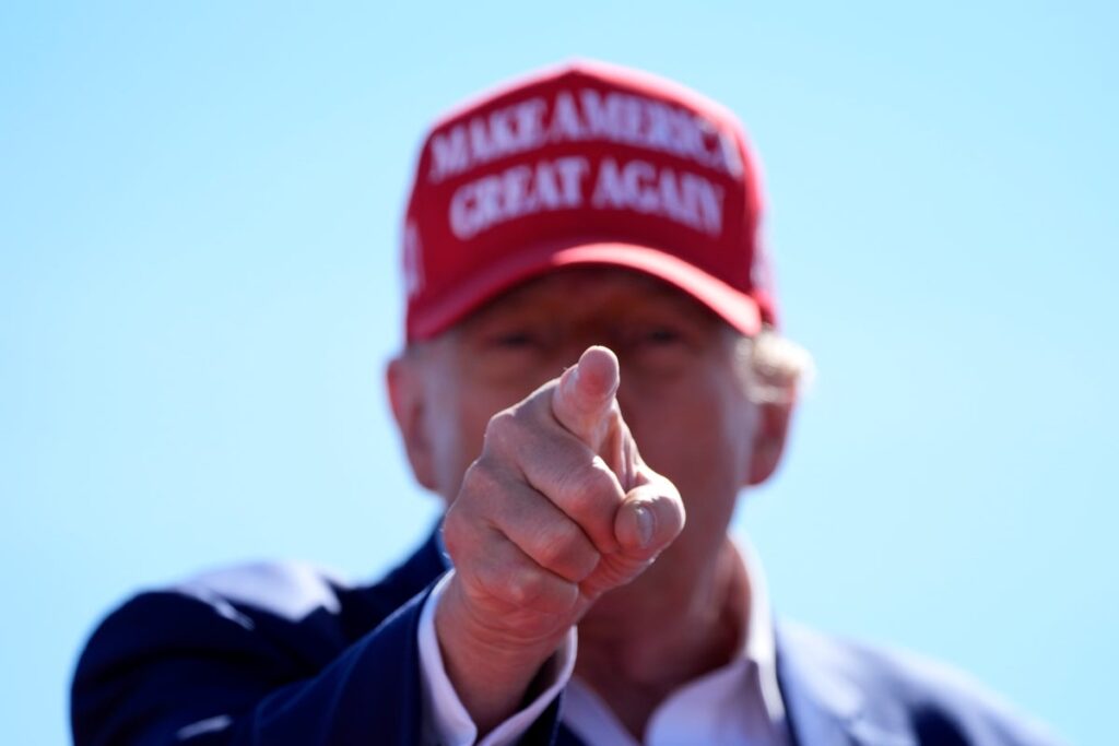 Trump accuses Harris of hiding from media and revives election fraud narrative ahead of